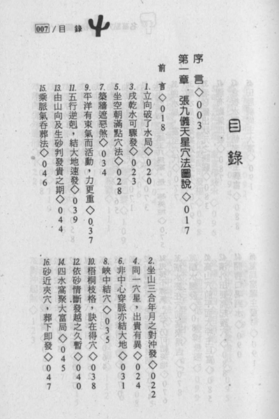 《名墓点穴立向秘诀图说》